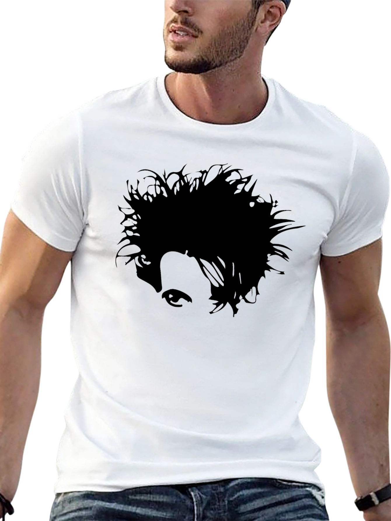 Robert Smith Silhouette Black T-Shirt