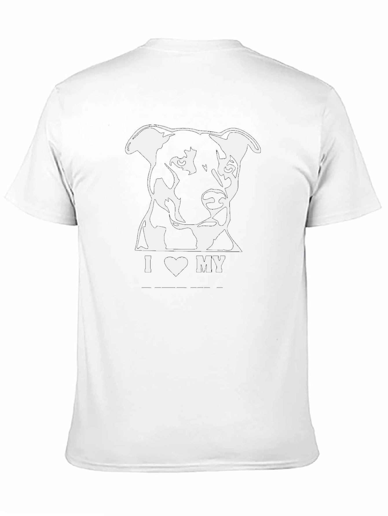 I Love My Dog Graphic Tee - Black T-Shirt