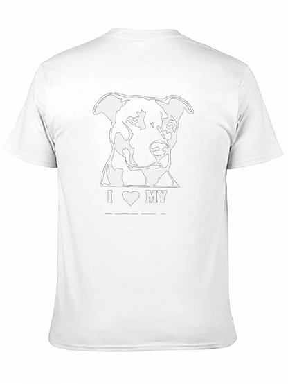 I Love My Dog Graphic Tee - Black T-Shirt