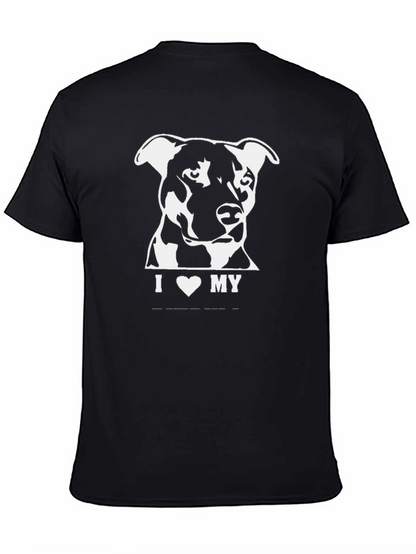 I Love My Dog Graphic Tee - Black T-Shirt
