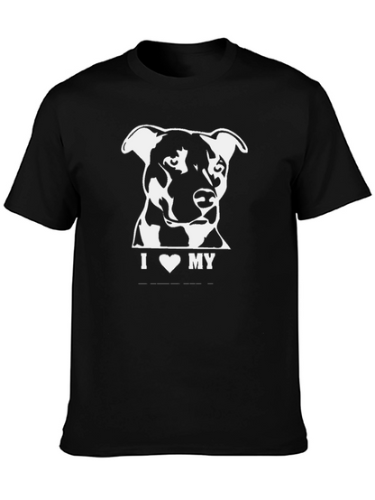 I Love My Dog Graphic Tee - Black T-Shirt