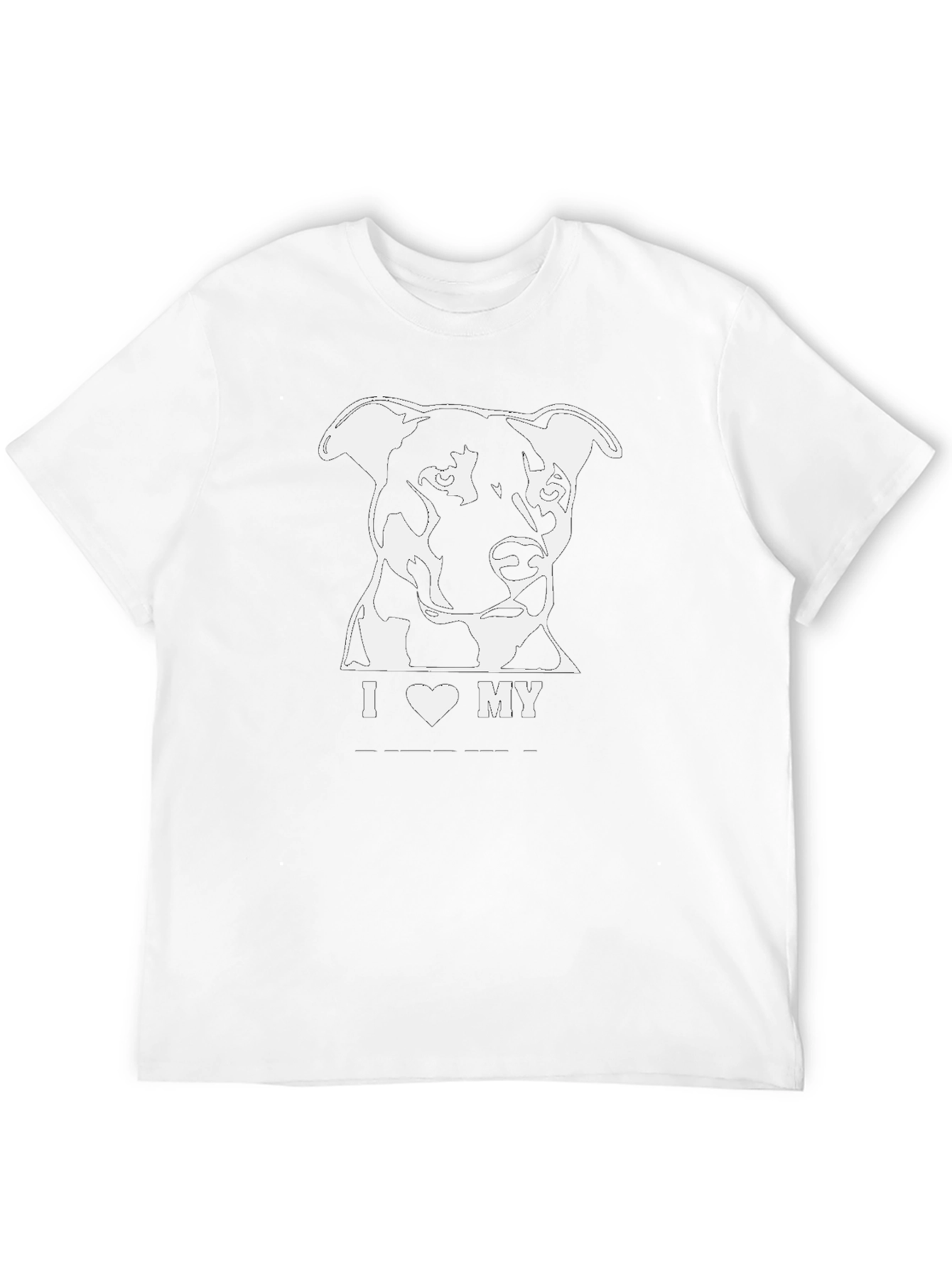 I Love My Dog Graphic Tee - Black T-Shirt