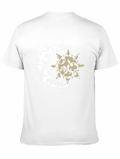 Moon & Sun Graphic Tee - Celestial Design