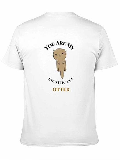 Significant Otter Graphic Tee - Unisex Black T-Shirt