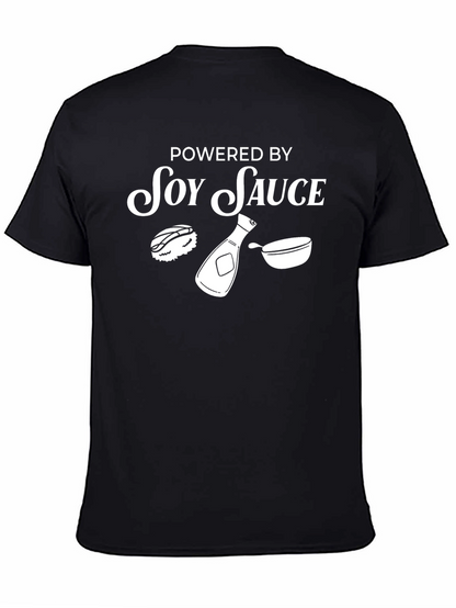 Soy Sauce Powered Black T-Shirt