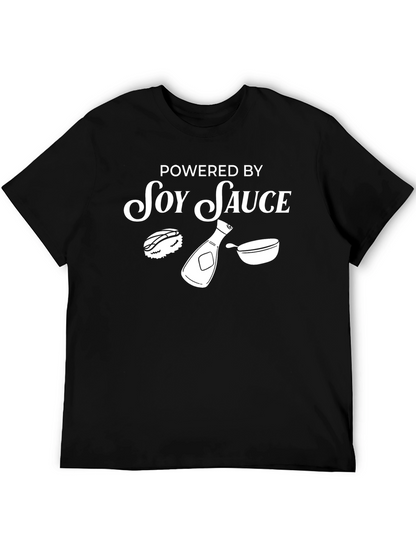 Soy Sauce Powered Black T-Shirt