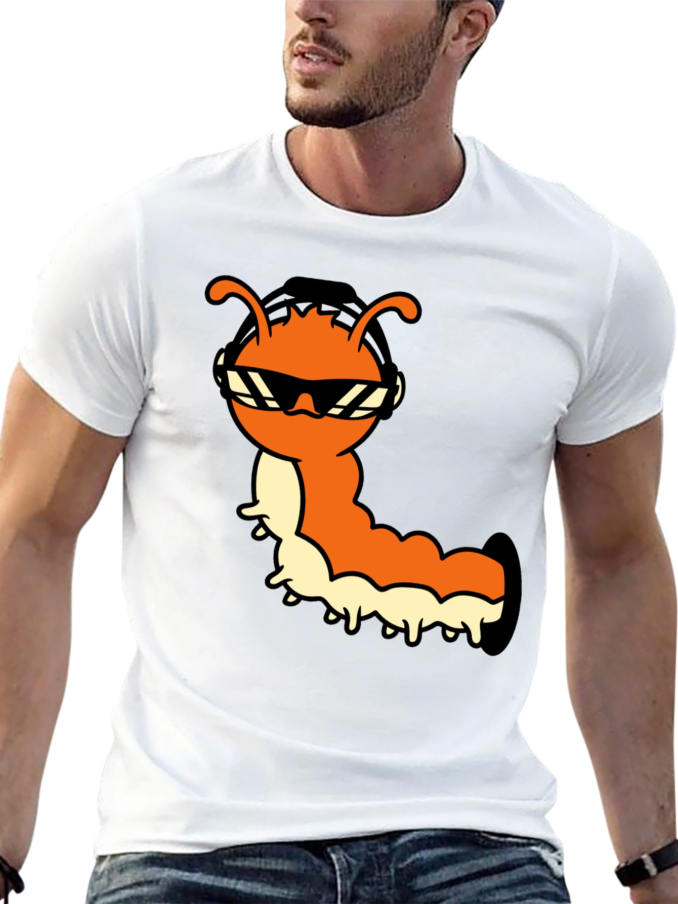 Cool Caterpillar T-Shirt - Fun Graphic Tee