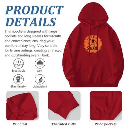 Vintage Football Season Graphic Hoodie