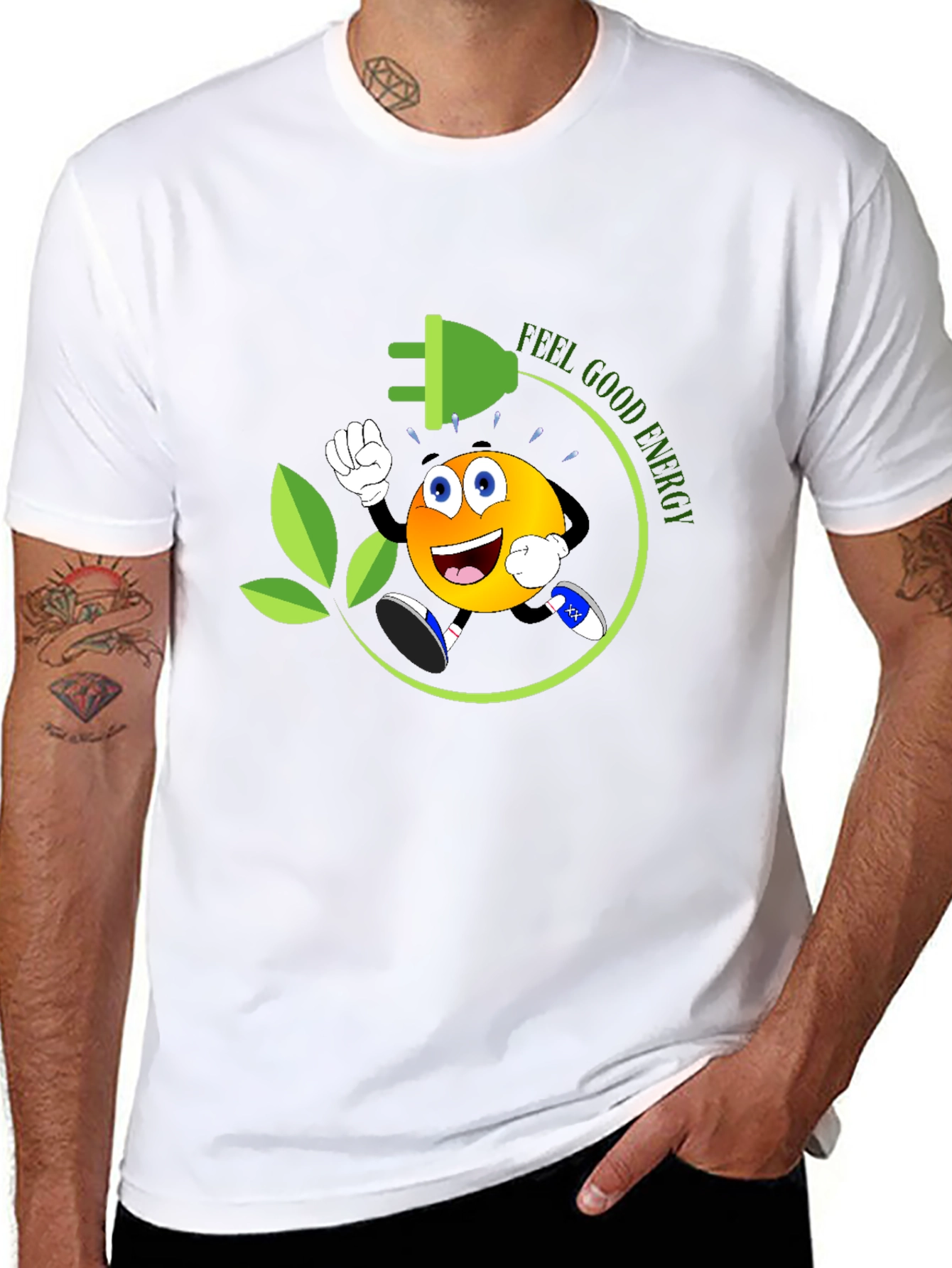 Feel Good Energy Black T-Shirt