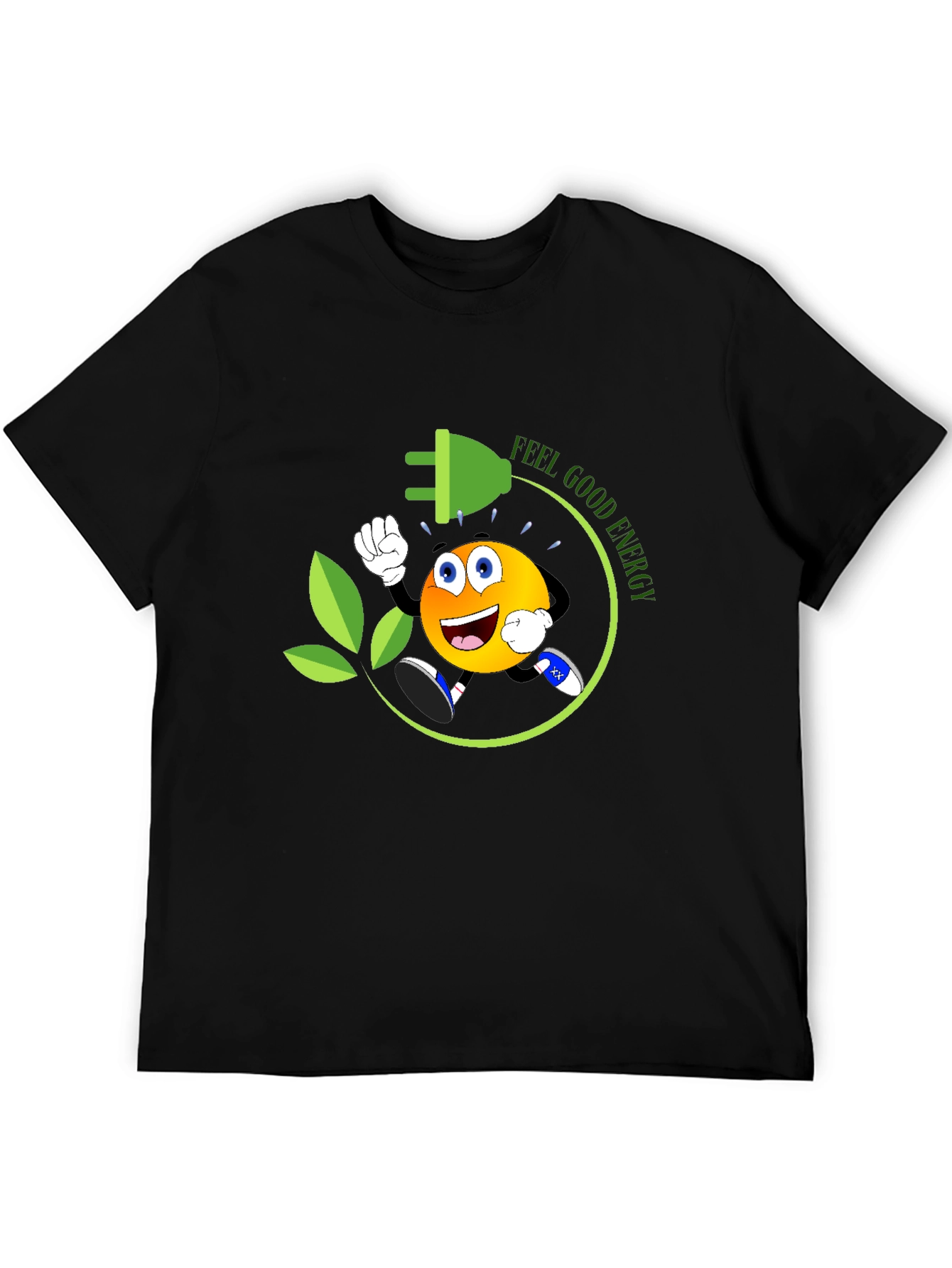 Feel Good Energy Black T-Shirt