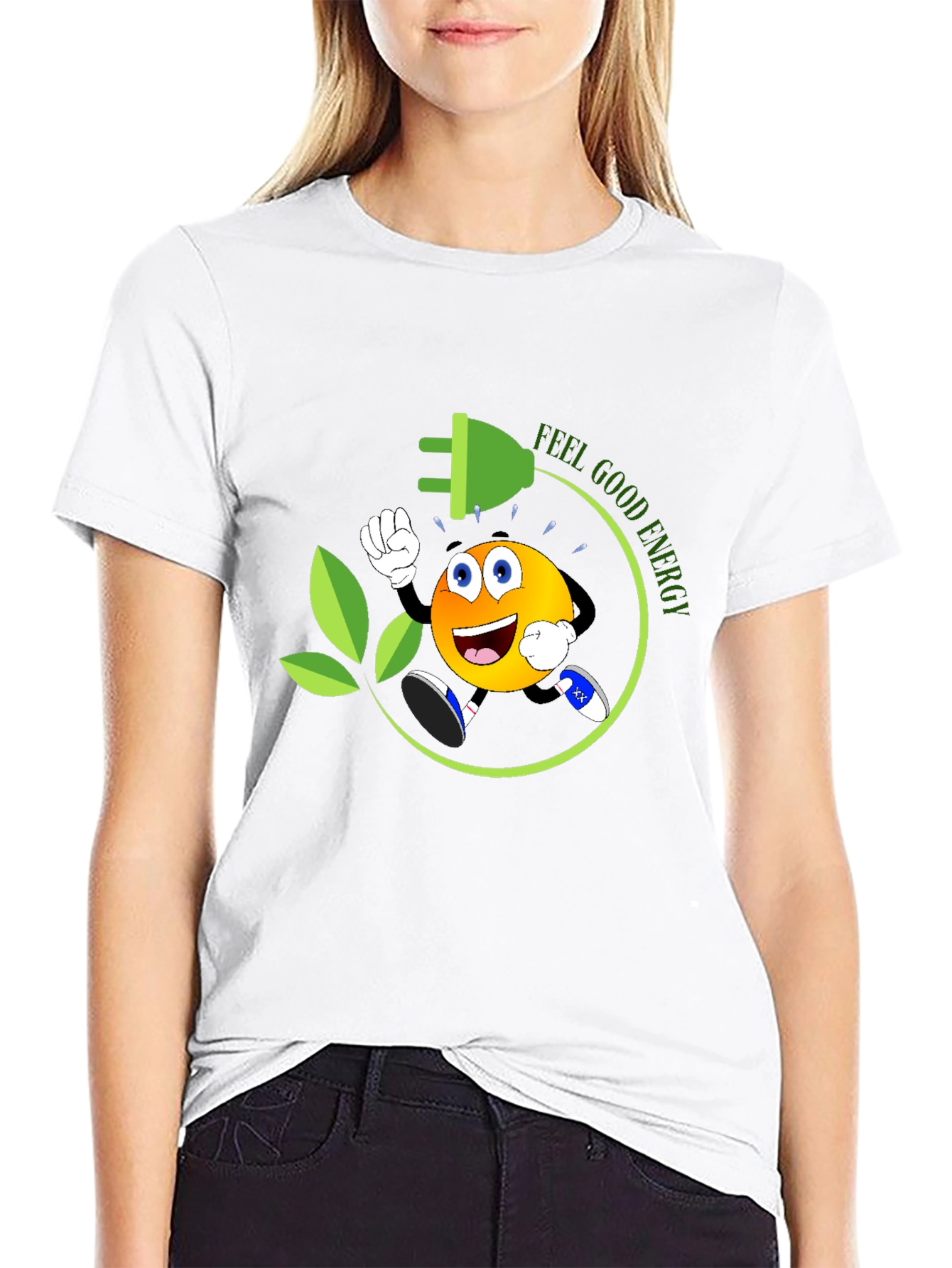 Feel Good Energy Black T-Shirt