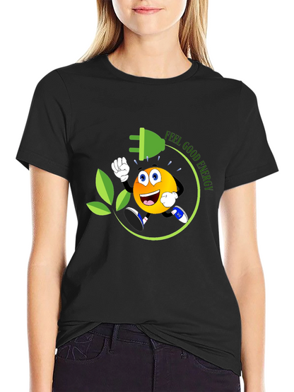 Feel Good Energy Black T-Shirt