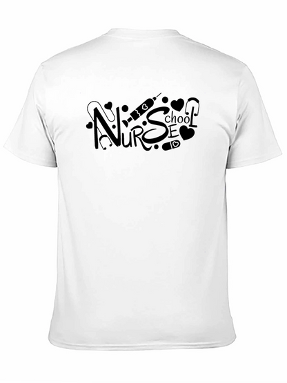 Nurse School Black Graphic Tee