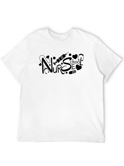 Nurse School Black Graphic Tee