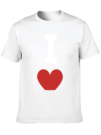 I Heart Graphic Tee - Classic Black Cotton T-Shirt
