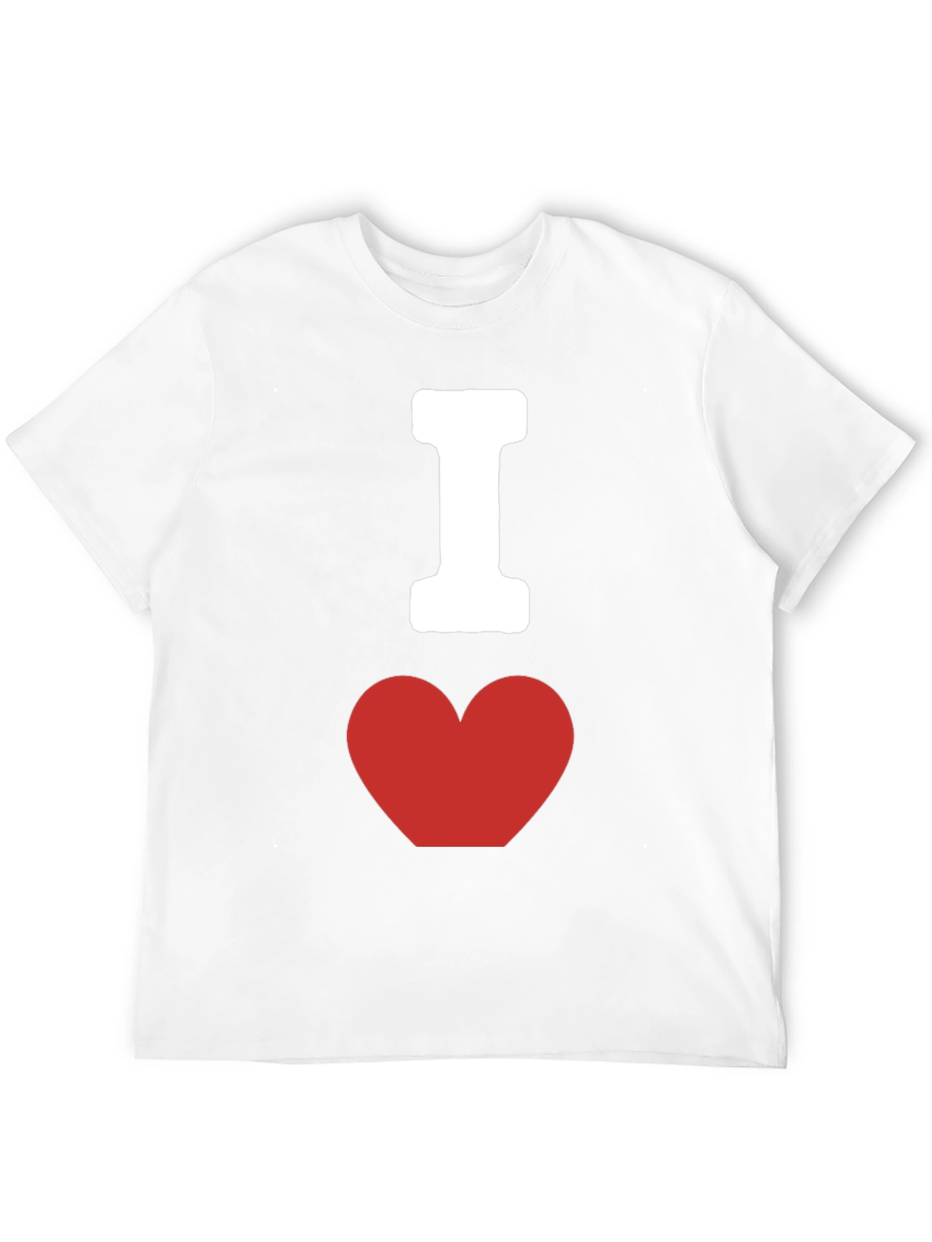 I Heart Graphic Tee - Classic Black Cotton T-Shirt