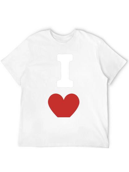I Heart Graphic Tee - Classic Black Cotton T-Shirt
