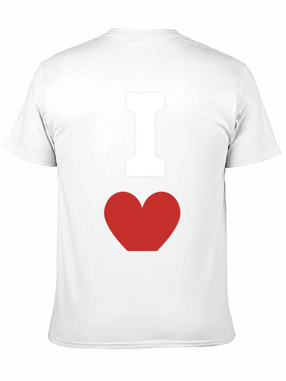 I Heart Graphic Tee - Classic Black Cotton T-Shirt