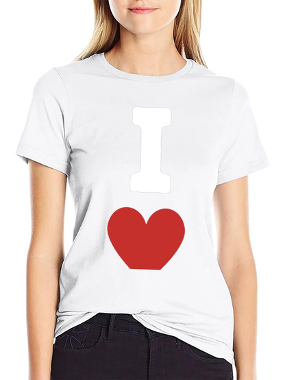 I Heart Graphic Tee - Classic Black Cotton T-Shirt