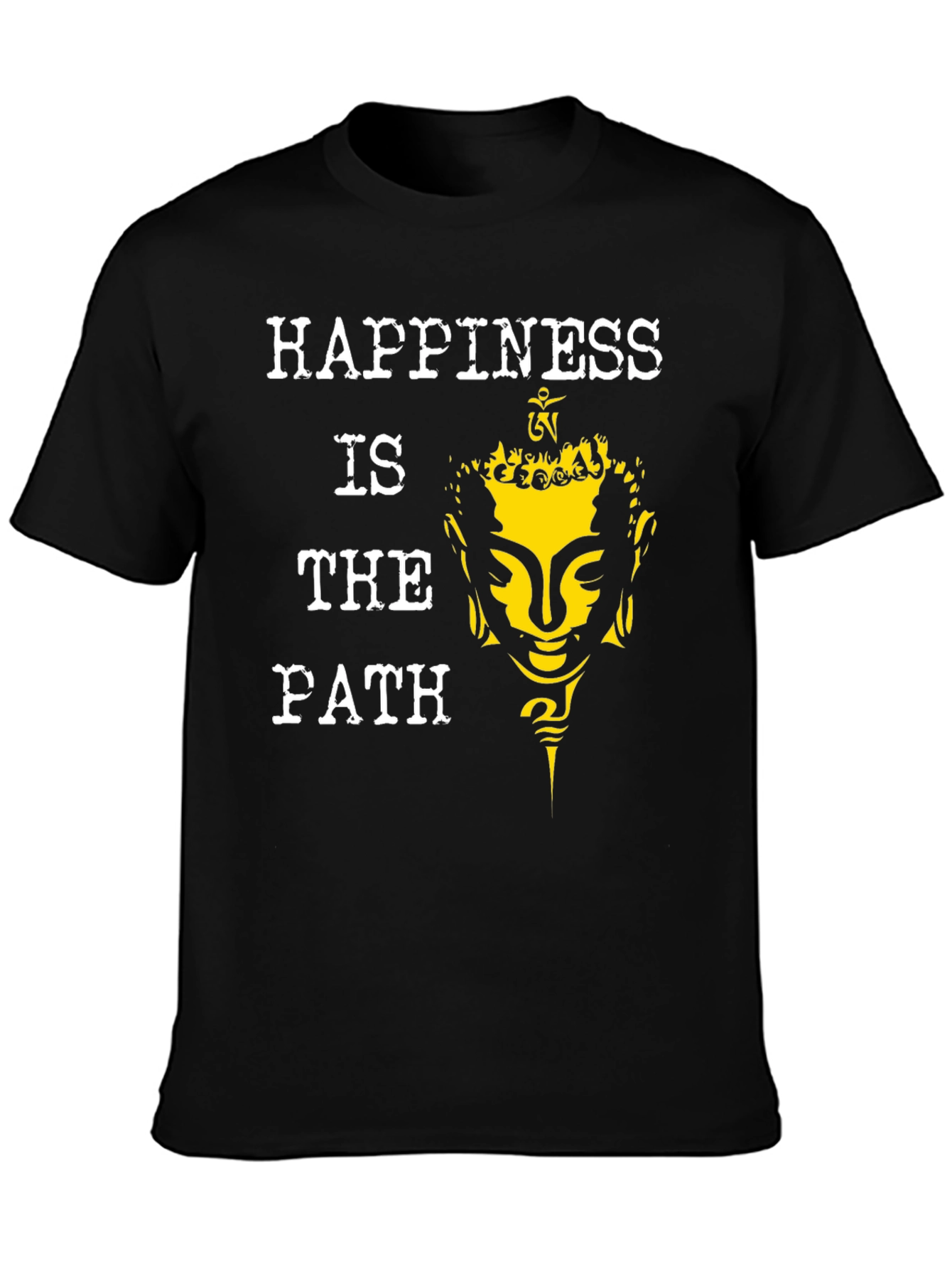 Happiness Is The Path Buddha Graphic Tee