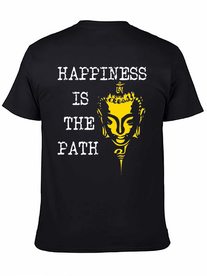 Happiness Is The Path Buddha Graphic Tee