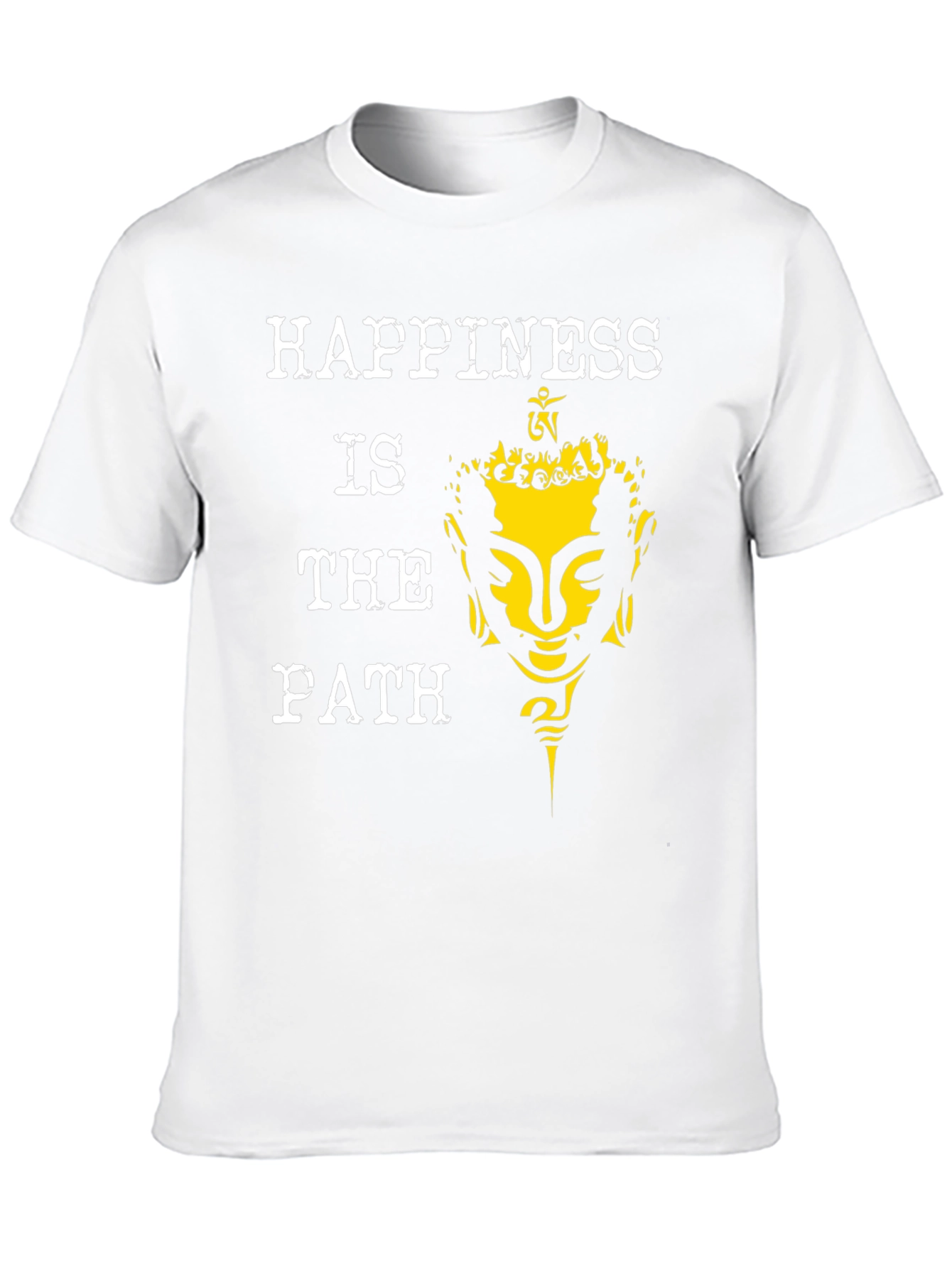 Happiness Is The Path Buddha Graphic Tee
