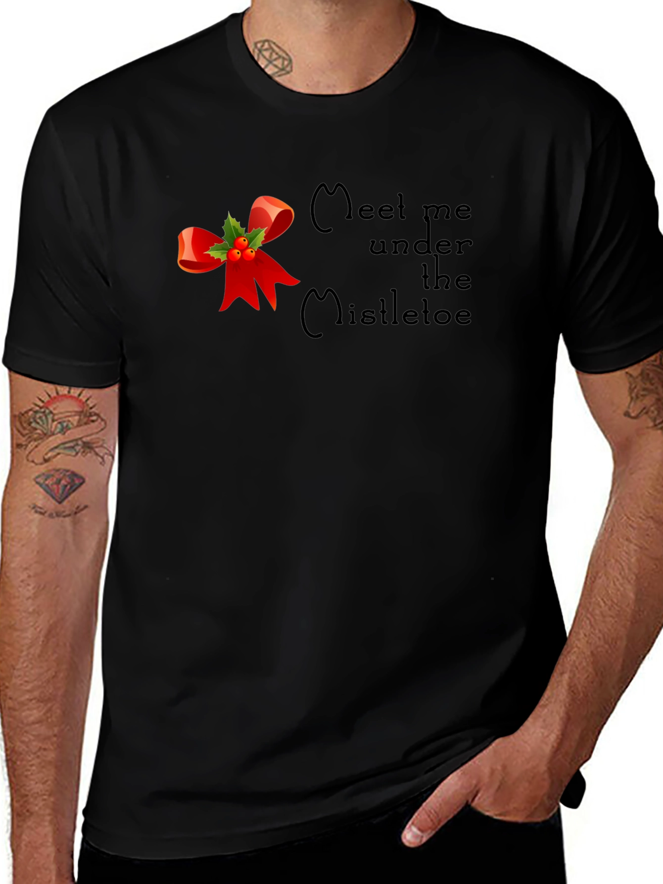 Mistletoe Christmas Graphic Tee
