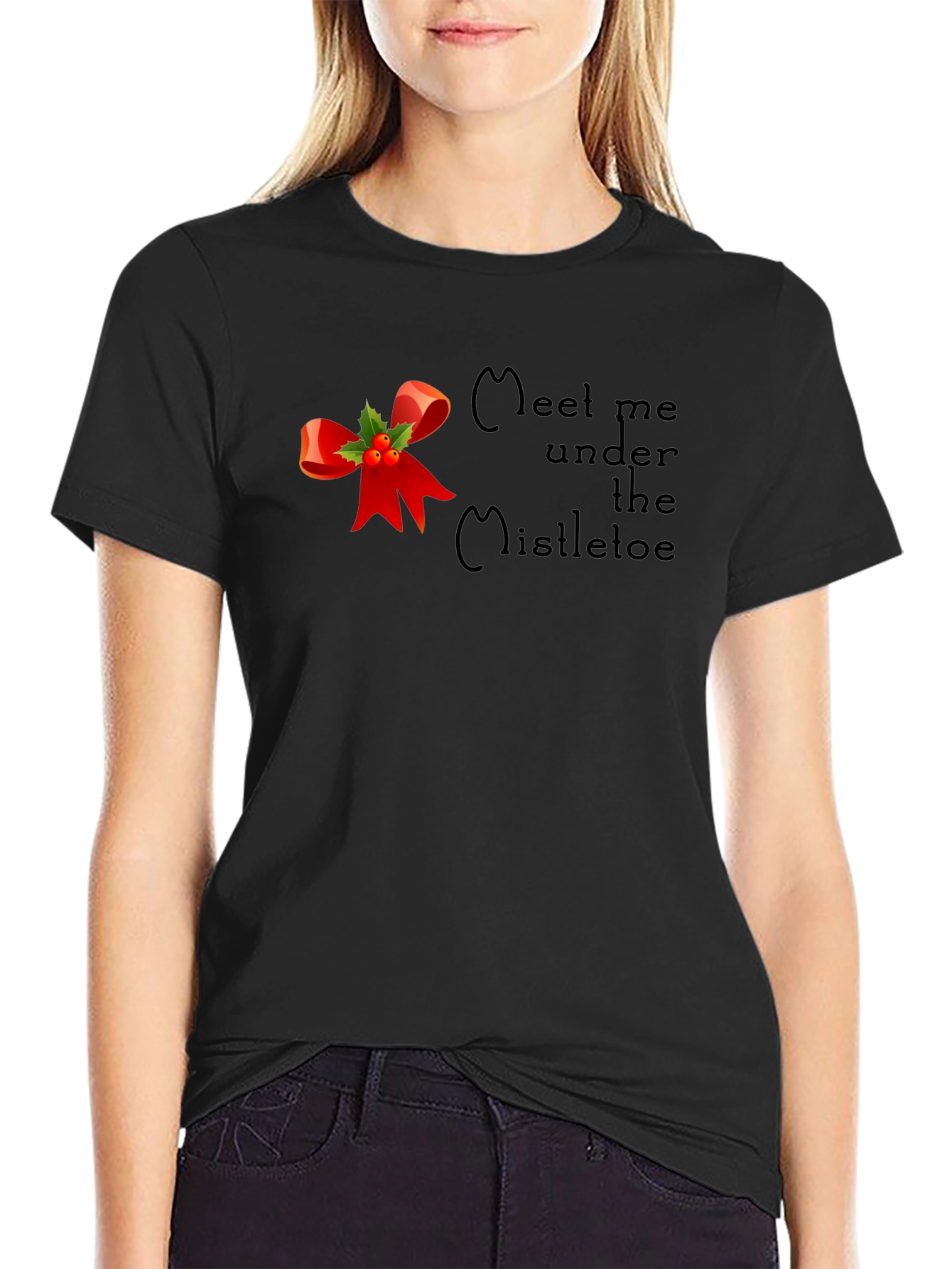 Mistletoe Christmas Graphic Tee