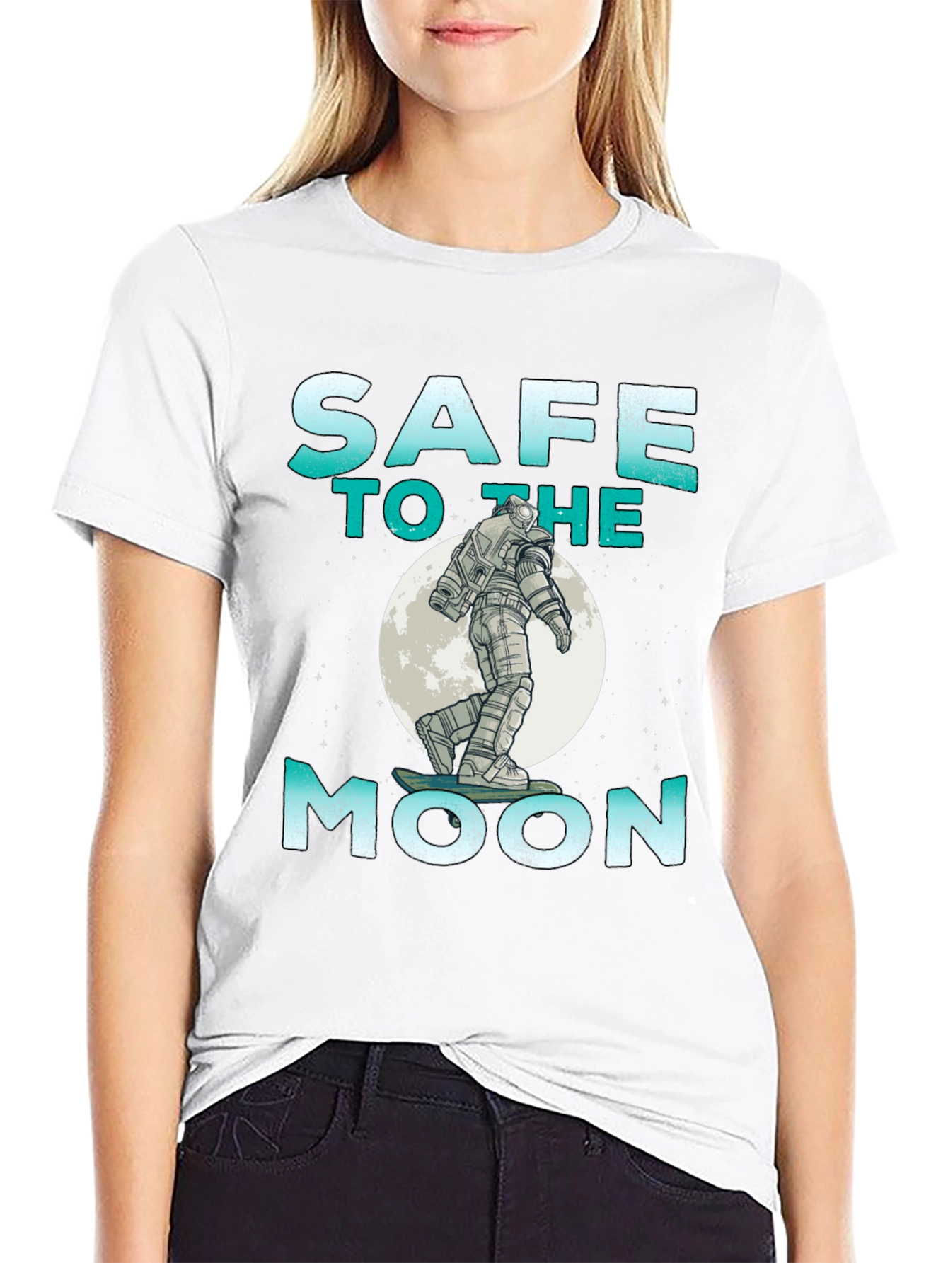 Safe To The Moon Graphic Tee
