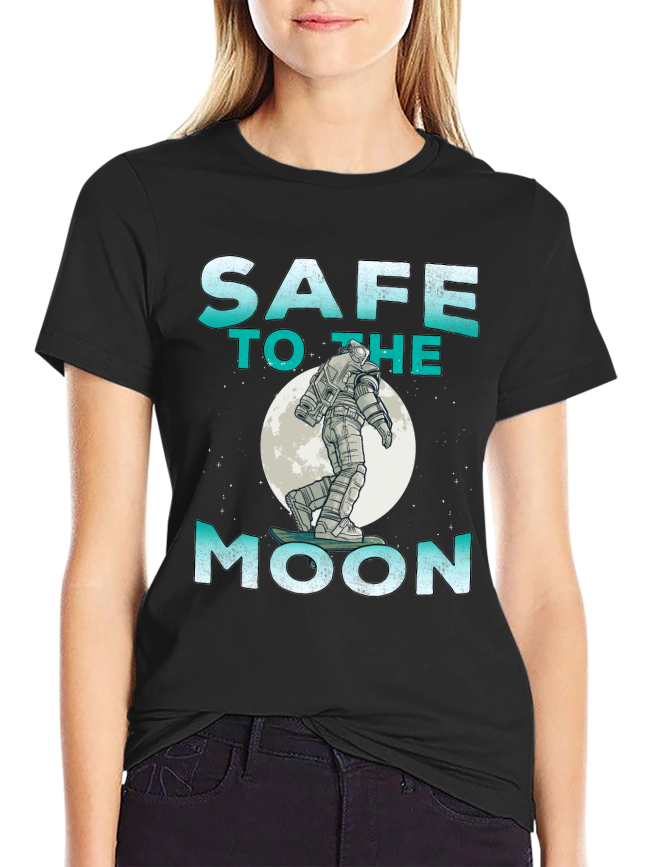 Safe To The Moon Graphic Tee