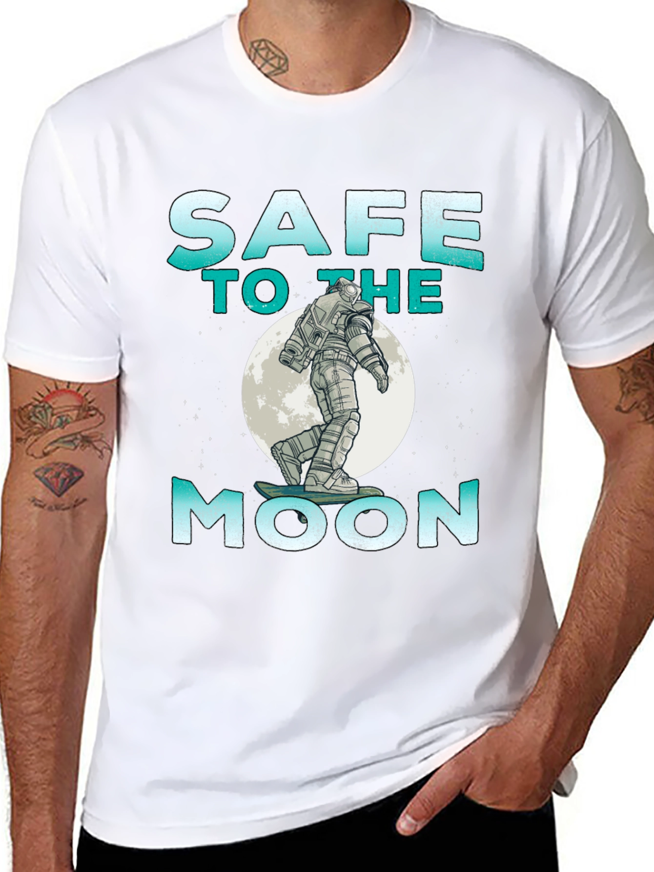 Safe To The Moon Graphic Tee