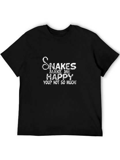 Snakes Make Me Happy Graphic Tee