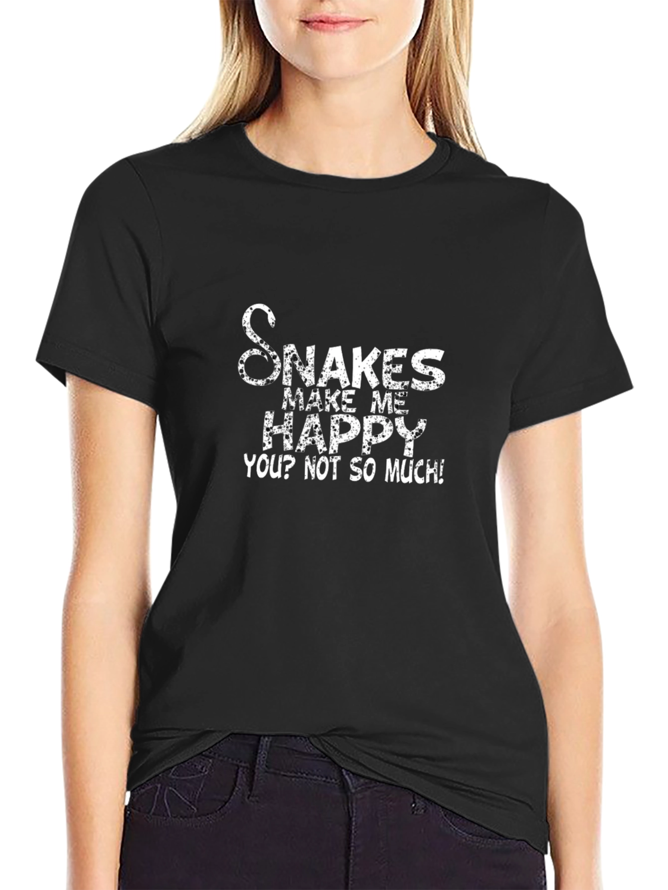 Snakes Make Me Happy Graphic Tee