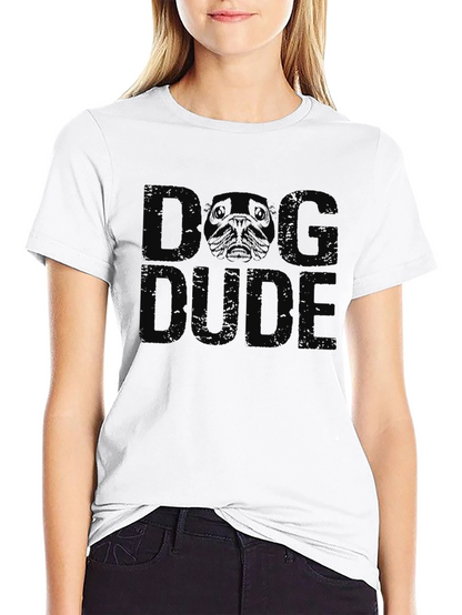 Dog Dude Graphic T-Shirt - Black