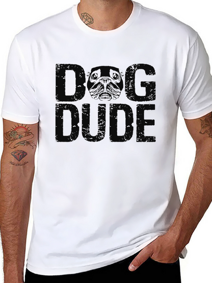 Dog Dude Graphic T-Shirt - Black
