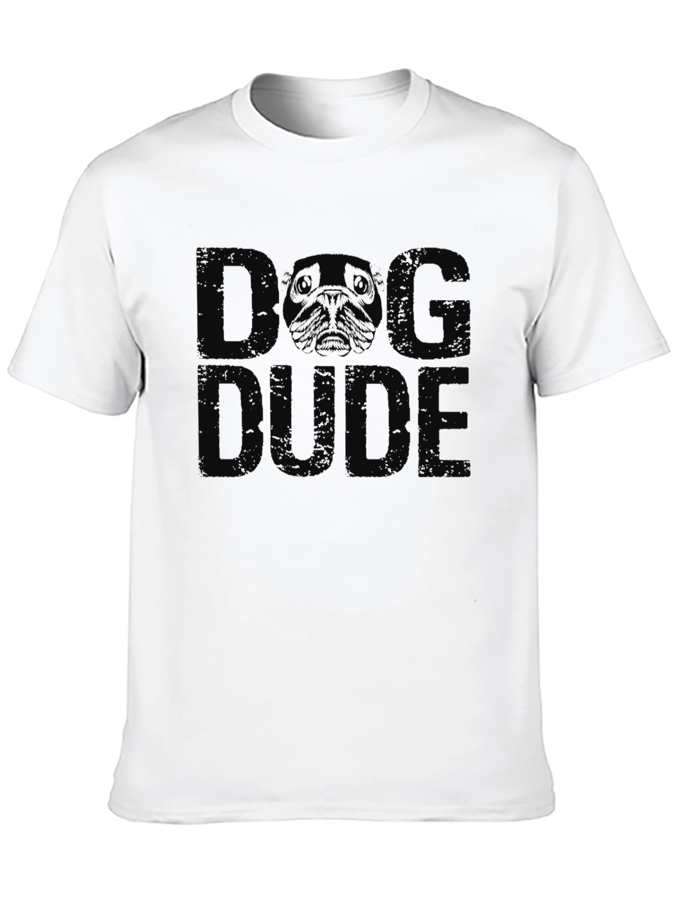 Dog Dude Graphic T-Shirt - Black