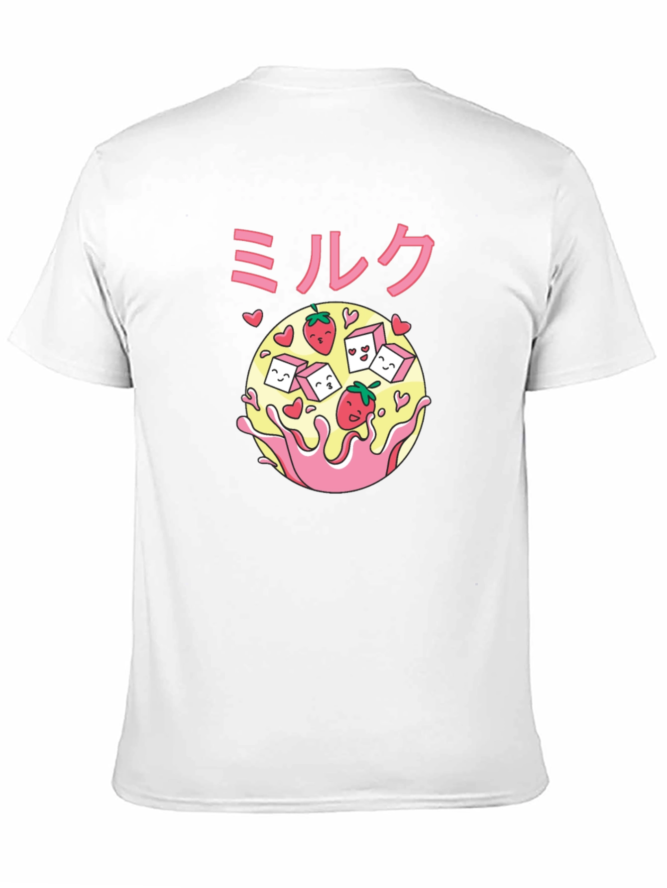 Strawberry Milk Kawaii Graphic T-Shirt