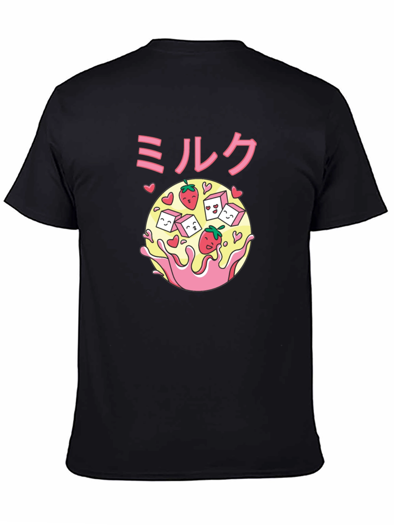 Strawberry Milk Kawaii Graphic T-Shirt