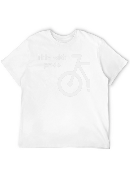 Ride With Pride Bicycle Graphic T-Shirt