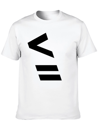 Minimalist Black T-Shirt with Abstract Design