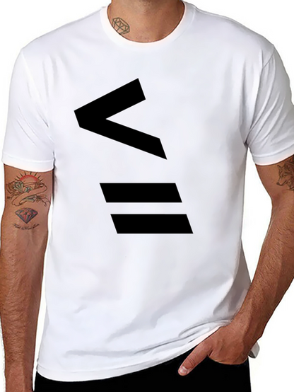 Minimalist Black T-Shirt with Abstract Design