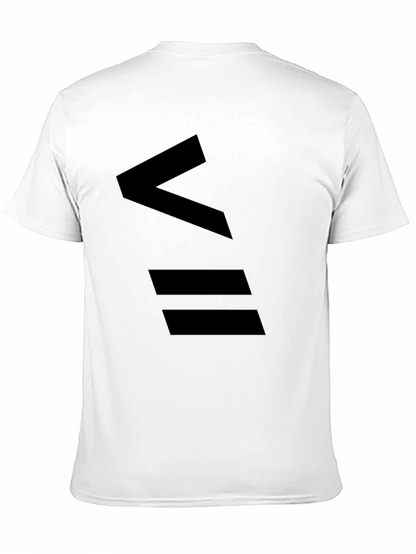 Minimalist Black T-Shirt with Abstract Design