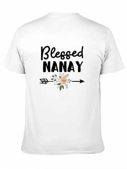 Blessed Nanay Graphic Tee - Black T-Shirt