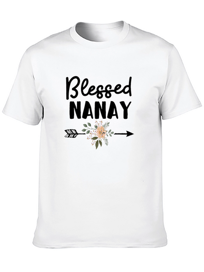 Blessed Nanay Graphic Tee - Black T-Shirt