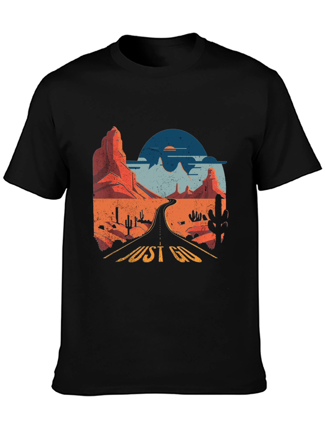 Just Go Graphic Tee - Desert Road Trip T-Shirt