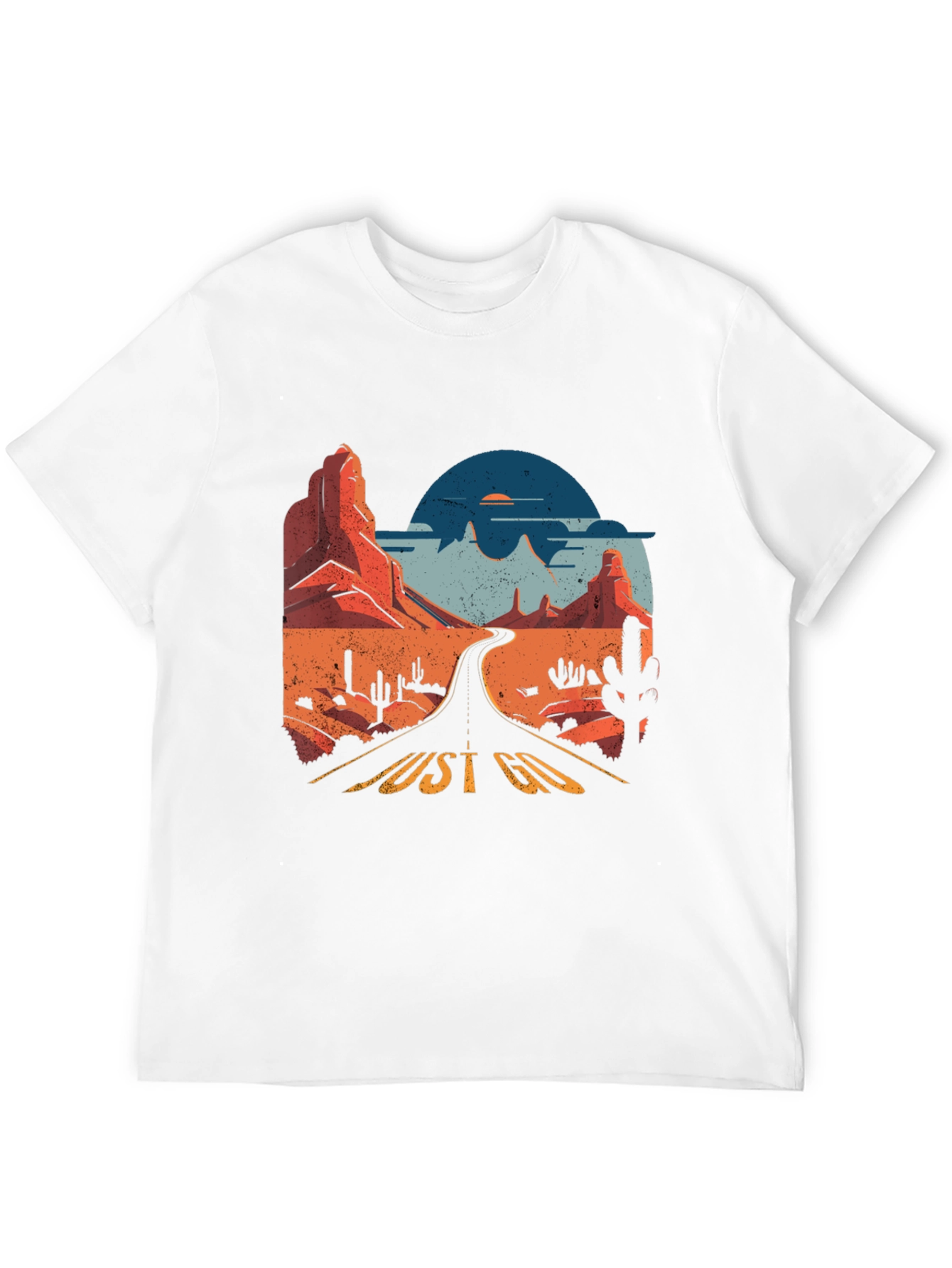 Just Go Graphic Tee - Desert Road Trip T-Shirt