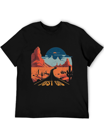 Just Go Graphic Tee - Desert Road Trip T-Shirt
