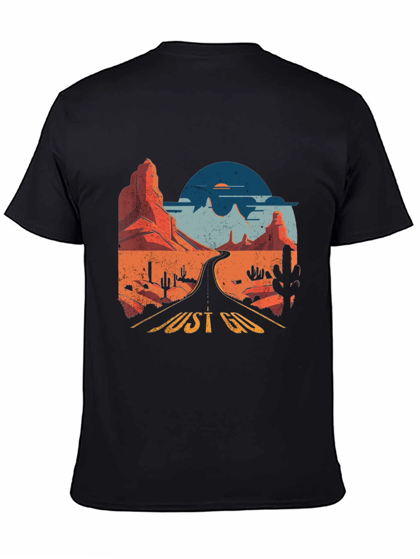 Just Go Graphic Tee - Desert Road Trip T-Shirt