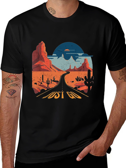Just Go Graphic Tee - Desert Road Trip T-Shirt