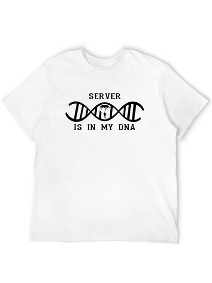 Server Is In My DNA Black T-Shirt